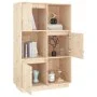 Aparador alto de madera maciza de pino 74x35x117 cm de vidaXL, Aparadores - Ref: Foro24-814364, Precio: 106,25 €, Descuento: %
