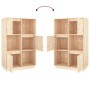Aparador alto de madera maciza de pino 74x35x117 cm de vidaXL, Aparadores - Ref: Foro24-814364, Precio: 107,24 €, Descuento: %