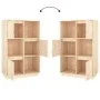 Aparador alto de madera maciza de pino 74x35x117 cm de vidaXL, Aparadores - Ref: Foro24-814364, Precio: 106,25 €, Descuento: %