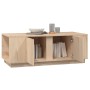 Mesa de centro de madera maciza de pino 110x50x40 cm de vidaXL, Mesas de centro - Ref: Foro24-814429, Precio: 78,06 €, Descue...