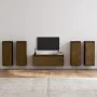 Muebles para TV 5 piezas madera maciza de pino marrón miel de vidaXL, Muebles TV - Ref: Foro24-3100217, Precio: 214,45 €, Des...