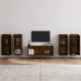 Muebles para TV 5 piezas madera maciza de pino marrón miel de vidaXL, Muebles TV - Ref: Foro24-3100217, Precio: 214,45 €, Des...
