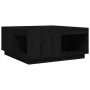 Mesa de centro de madera maciza de pino negro 80x81x36,5 cm de vidaXL, Mesas de centro - Ref: Foro24-814528, Precio: 123,59 €...