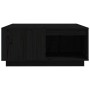 Mesa de centro de madera maciza de pino negro 80x81x36,5 cm de vidaXL, Mesas de centro - Ref: Foro24-814528, Precio: 125,16 €...