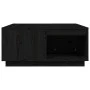 Mesa de centro de madera maciza de pino negro 80x81x36,5 cm de vidaXL, Mesas de centro - Ref: Foro24-814528, Precio: 123,59 €...
