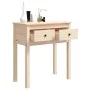Mesa consola madera maciza de pino 70x35x75 cm de vidaXL, Mesas auxiliares - Ref: Foro24-814609, Precio: 70,17 €, Descuento: %