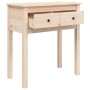 Mesa consola madera maciza de pino 70x35x75 cm de vidaXL, Mesas auxiliares - Ref: Foro24-814609, Precio: 66,43 €, Descuento: %
