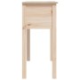 Mesa consola madera maciza de pino 70x35x75 cm de vidaXL, Mesas auxiliares - Ref: Foro24-814609, Precio: 66,43 €, Descuento: %