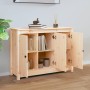 Aparador de madera maciza de pino 110x35x74 cm de vidaXL, Aparadores - Ref: Foro24-814559, Precio: 118,14 €, Descuento: %