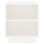 Mueble de TV madera maciza de pino blanco 110x35x40,5 cm de vidaXL, Muebles TV - Ref: Foro24-814410, Precio: 71,92 €, Descuen...
