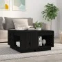 Mesa de centro de madera maciza de pino negro 60x61x32,5 cm de vidaXL, Mesas de centro - Ref: Foro24-814533, Precio: 82,46 €,...