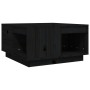 Mesa de centro de madera maciza de pino negro 60x61x32,5 cm de vidaXL, Mesas de centro - Ref: Foro24-814533, Precio: 83,49 €,...