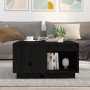Mesa de centro de madera maciza de pino negro 60x61x32,5 cm de vidaXL, Mesas de centro - Ref: Foro24-814533, Precio: 83,49 €,...