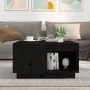 Mesa de centro de madera maciza de pino negro 60x61x32,5 cm de vidaXL, Mesas de centro - Ref: Foro24-814533, Precio: 82,46 €,...