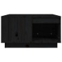Mesa de centro de madera maciza de pino negro 60x61x32,5 cm de vidaXL, Mesas de centro - Ref: Foro24-814533, Precio: 83,49 €,...
