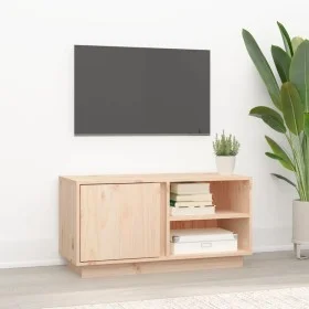 Mueble de TV de madera maciza de pino 80x35x40,5 cm de vidaXL, Muebles TV - Ref: Foro24-814464, Precio: 58,18 €, Descuento: %