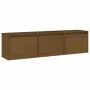 Muebles para TV 3 piezas madera maciza de pino marrón miel de vidaXL, Muebles TV - Ref: Foro24-3100127, Precio: 91,17 €, Desc...