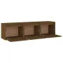 Muebles para TV 3 piezas madera maciza de pino marrón miel de vidaXL, Muebles TV - Ref: Foro24-3100127, Precio: 91,17 €, Desc...