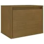 Muebles para TV 3 piezas madera maciza de pino marrón miel de vidaXL, Muebles TV - Ref: Foro24-3100127, Precio: 91,17 €, Desc...