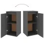 Muebles para TV 5 piezas madera maciza de pino gris de vidaXL, Muebles TV - Ref: Foro24-3100216, Precio: 214,44 €, Descuento: %