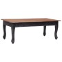 Mesa de centro de madera maciza de caoba negra 120x60x45 cm en Mesas de centro | Comprar online en Foru.es