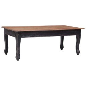 Mesa de centro de madera maciza de caoba negra 120x60x45 cm en Mesas de centro | Comprar online en Foru.es