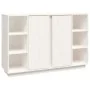 Aparador de madera maciza de pino blanco 120x35x80 cm de vidaXL, Aparadores - Ref: Foro24-814500, Precio: 169,44 €, Descuento: %