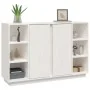 Aparador de madera maciza de pino blanco 120x35x80 cm de vidaXL, Aparadores - Ref: Foro24-814500, Precio: 169,44 €, Descuento: %