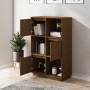Aparador alto de madera maciza de pino marrón miel 74x35x117 cm de vidaXL, Aparadores - Ref: Foro24-814367, Precio: 79,29 €, ...