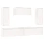 Muebles para TV 5 piezas madera maciza de pino blanco de vidaXL, Muebles TV - Ref: Foro24-3100245, Precio: 262,22 €, Descuent...