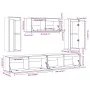 Muebles para TV 5 piezas madera maciza de pino blanco de vidaXL, Muebles TV - Ref: Foro24-3100245, Precio: 262,22 €, Descuent...