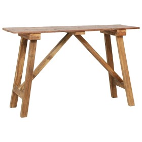 Mesa consola de madera reciclada mixta 130x40x80 cm en Mesas auxiliares | Comprar online en Foru.es