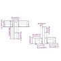 Muebles para TV 6 piezas madera maciza de pino blanco de vidaXL, Muebles TV - Ref: Foro24-3100255, Precio: 266,31 €, Descuent...