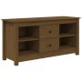 Mueble de TV madera maciza de pino marrón miel 103x36,5x52 cm de vidaXL, Muebles TV - Ref: Foro24-814572, Precio: 85,03 €, De...