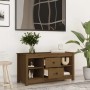 Mueble de TV madera maciza de pino marrón miel 103x36,5x52 cm de vidaXL, Muebles TV - Ref: Foro24-814572, Precio: 85,03 €, De...
