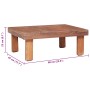 Mesa de centro madera maciza de caoba 60x45x23 cm en Mesas de centro | Comprar online en Foru.es