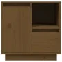 Mesitas noche 2 uds madera maciza pino marrón miel 50x34x50 cm de vidaXL, Mesitas de noche - Ref: Foro24-814486, Precio: 88,8...
