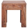 Mesa de centro de madera maciza de caoba 30x30x30 cm en Mesas de centro | Comprar online en Foru.es