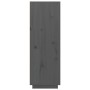Aparador alto de madera maciza de pino gris 60x40x116,5 cm de vidaXL, Aparadores - Ref: Foro24-814536, Precio: 160,77 €, Desc...
