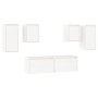 Muebles para TV 6 piezas madera maciza de pino blanco de vidaXL, Muebles TV - Ref: Foro24-3100240, Precio: 223,93 €, Descuent...