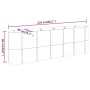 Jardinera arriate acero recubrimiento polvo verde 224x40x68 cm de vidaXL, Maceteros y jardineras - Ref: Foro24-318898, Precio...