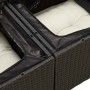 Set de sofás de jardín 6 piezas y cojines ratán sintético negro en Conjuntos de jardín | Comprar online en Foru.es