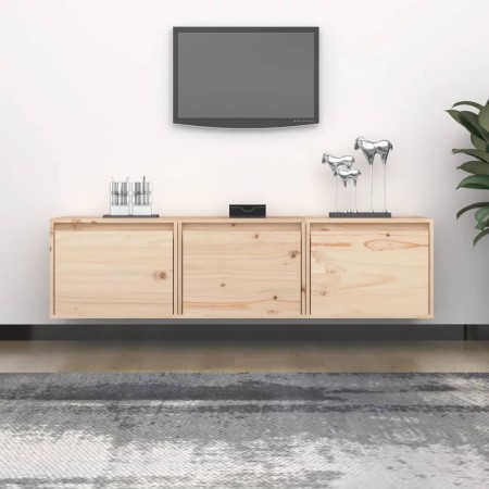 Muebles para TV 3 piezas madera maciza de pino de vidaXL, Muebles TV - Ref: Foro24-3100124, Precio: 109,78 €, Descuento: %