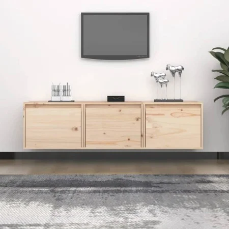 Muebles para TV 3 piezas madera maciza de pino de vidaXL, Muebles TV - Ref: Foro24-3100124, Precio: 108,20 €, Descuento: %