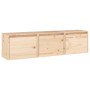 Muebles para TV 3 piezas madera maciza de pino de vidaXL, Muebles TV - Ref: Foro24-3100124, Precio: 109,78 €, Descuento: %
