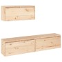 Muebles para TV 3 piezas madera maciza de pino de vidaXL, Muebles TV - Ref: Foro24-3100134, Precio: 180,88 €, Descuento: %