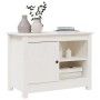 Mueble para TV de madera maciza de pino blanco 70x36,5x52 cm de vidaXL, Muebles TV - Ref: Foro24-814580, Precio: 90,63 €, Des...