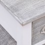 Mesa auxiliar madera de Paulownia gris 40x40x40 cm en Mesas auxiliares | Comprar online en Foru.es
