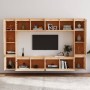Muebles para TV 8 piezas madera maciza de pino de vidaXL, Muebles TV - Ref: Foro24-3100194, Precio: 427,11 €, Descuento: %