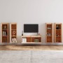 Muebles para TV 3 piezas madera maciza de pino de vidaXL, Muebles TV - Ref: Foro24-3100209, Precio: 322,05 €, Descuento: %